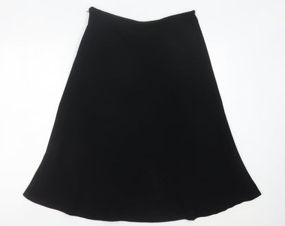 Phase Eight Women’s Black Size 14 A-Line Long Skirt Polyester