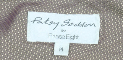 Phase Eight Women’s Black Size 14 A-Line Long Skirt Polyester