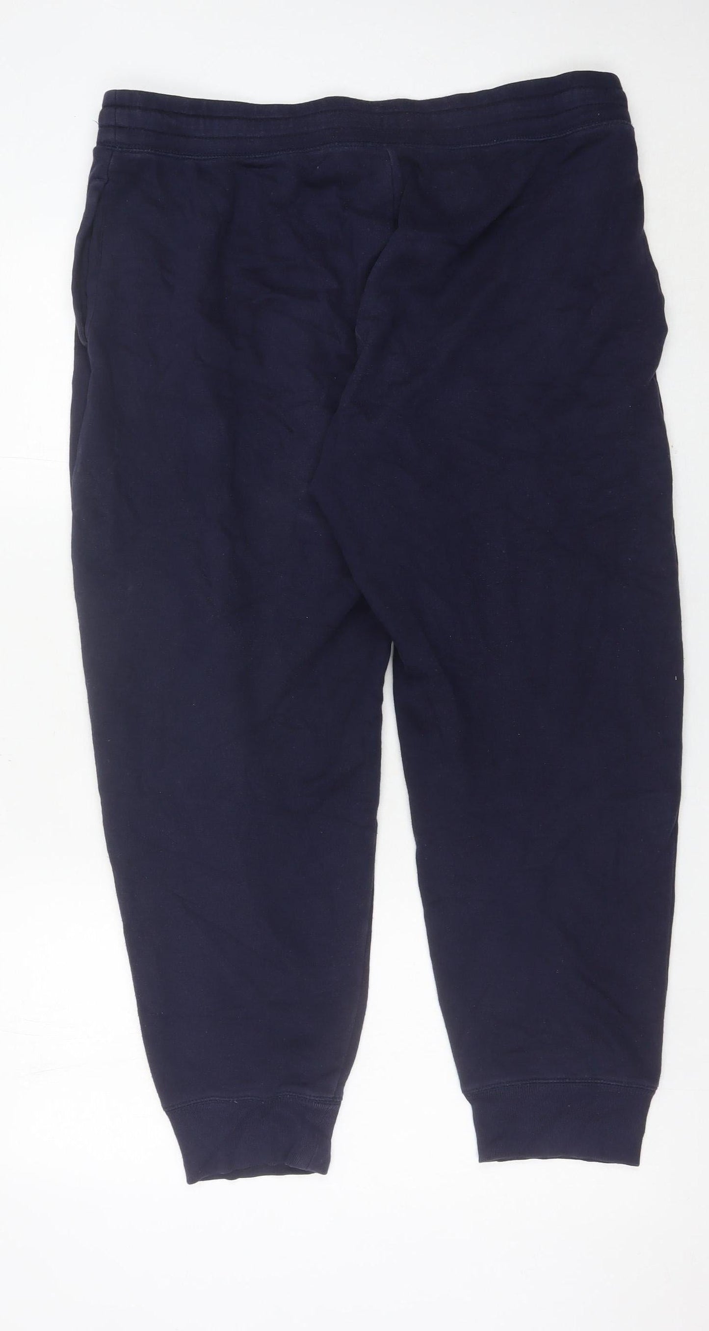 GAP Mens Blue Sweatpants L Regular Fit Tapered Casual Joggers