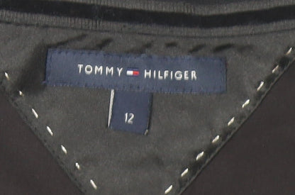 Tommy Hilfiger Women’s Black Size 12 Sheath Knee Length Dress