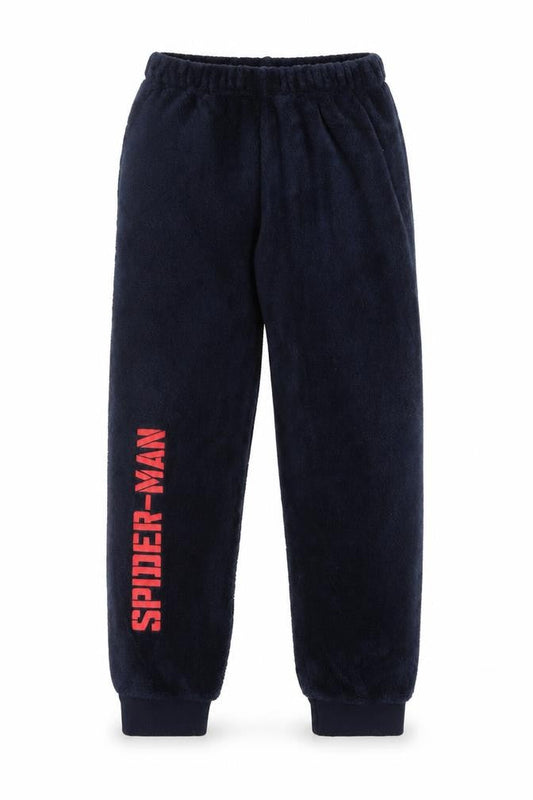 Marvel Spider-Man Boys Blue Fleece Pyjama Pants 4-5 Years Superhero Nightwear
