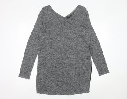Womens UK Size 10 NEXT Grey Pullover Jumper