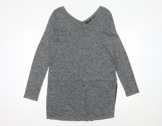 Womens UK Size 10 NEXT Grey Pullover Jumper