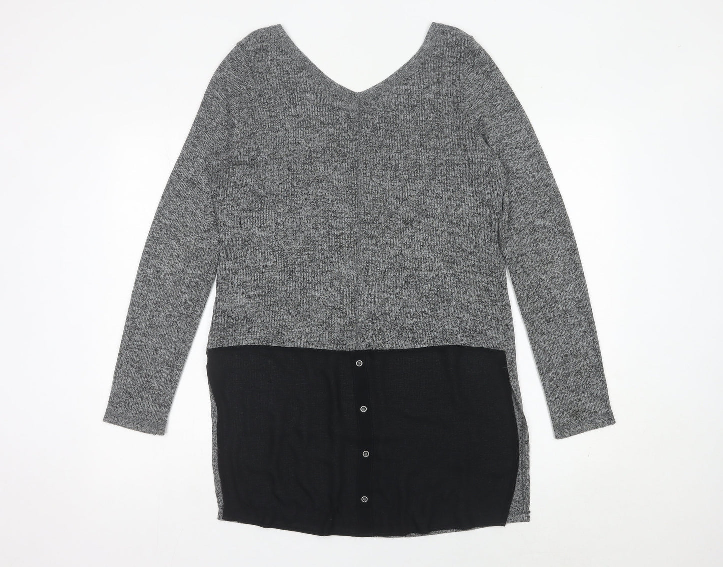 Womens UK Size 10 NEXT Grey Pullover Jumper