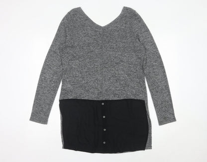 Womens UK Size 10 NEXT Grey Pullover Jumper