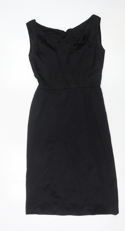 Kitty Copeland Women’s Black Size 12 Sheath Knee Length Dress