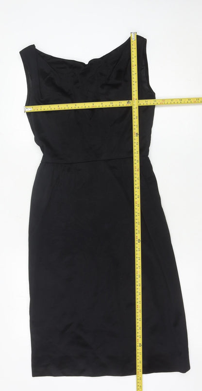 Kitty Copeland Women’s Black Size 12 Sheath Knee Length Dress