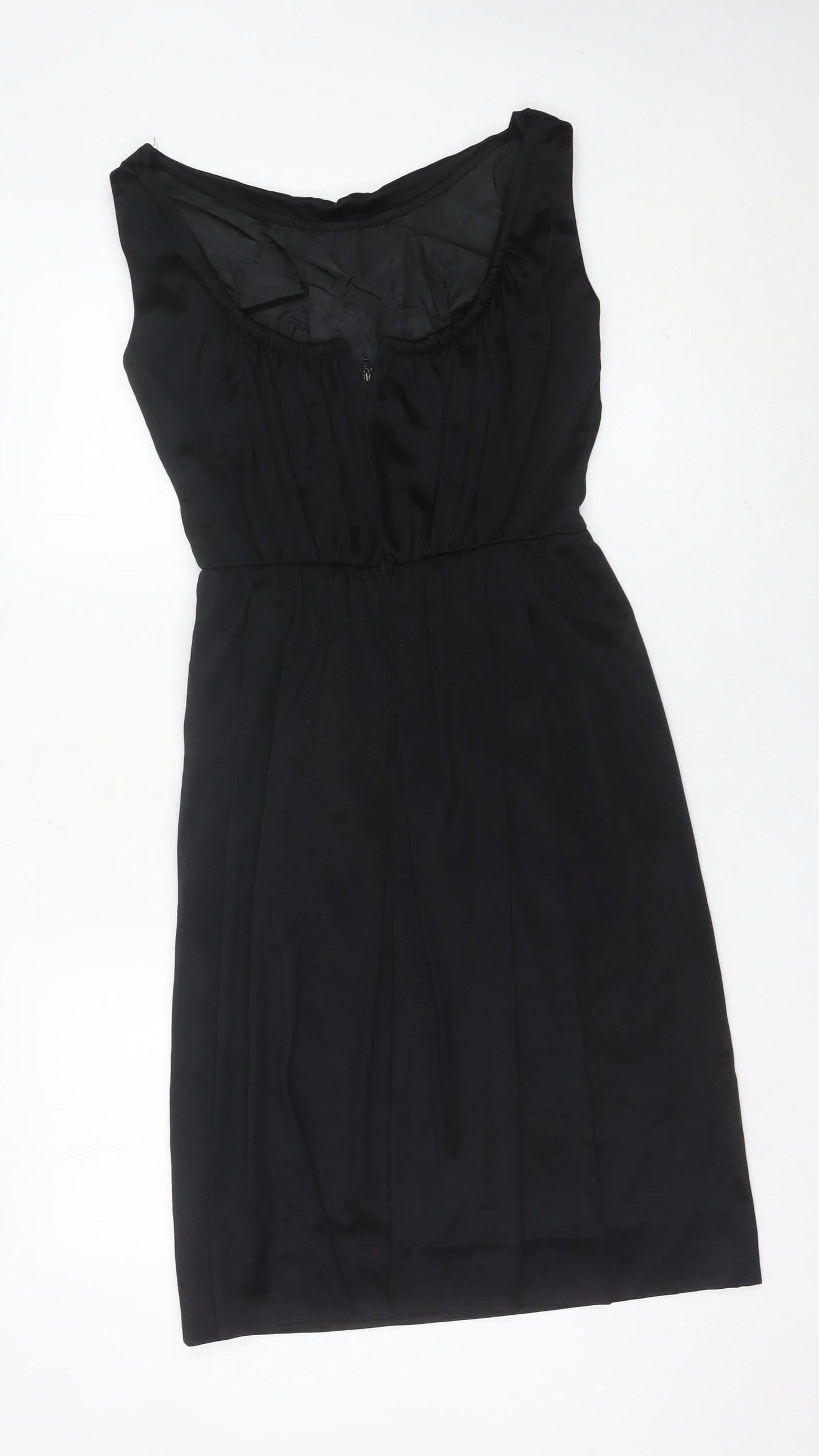 Kitty Copeland Women’s Black Size 12 Sheath Knee Length Dress