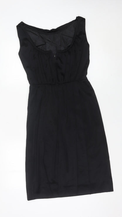 Kitty Copeland Women’s Black Size 12 Sheath Knee Length Dress