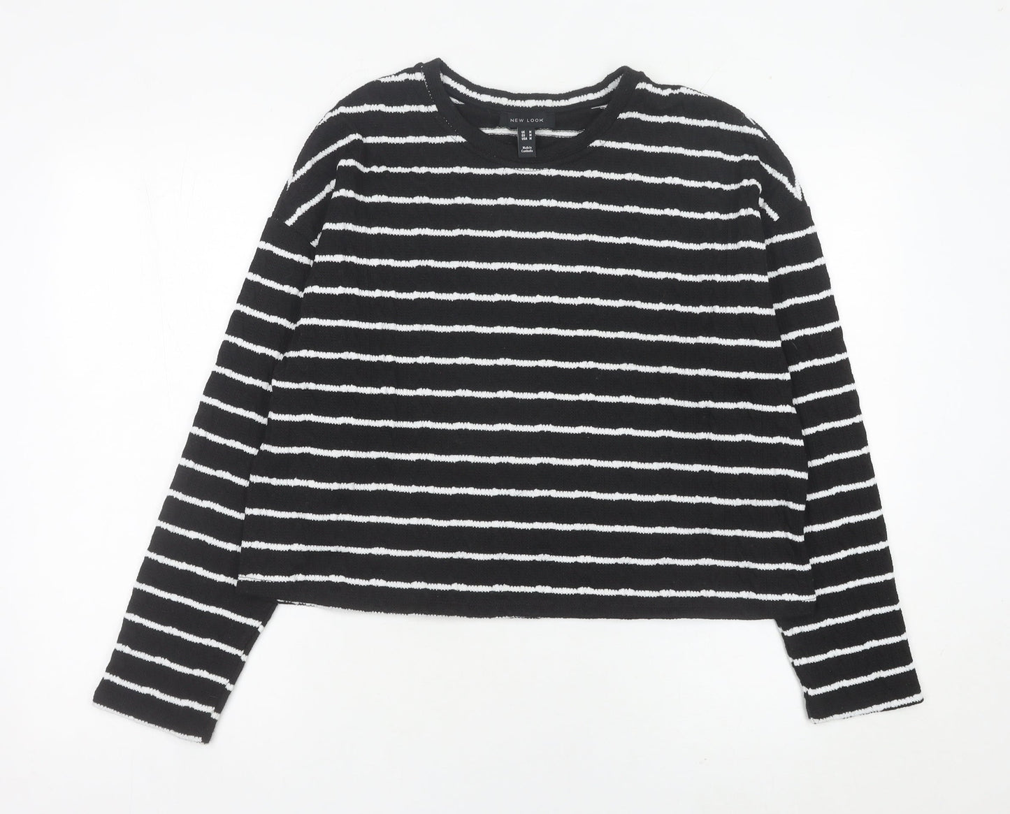 Womens UK Size M New Look Black Pullover Jumper