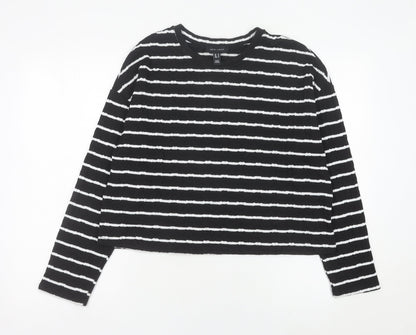 Womens UK Size M New Look Black Pullover Jumper