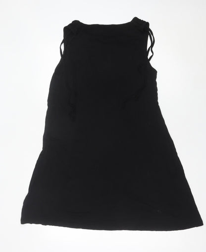 JD Williams Women Black Size 18 Sleeveless Shift Dress