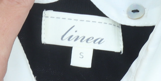 Womens UK Size S Linea Black Pullover Jumper