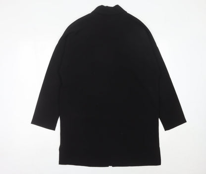 ARTÉ Womens Black Size 12 Mid-Length Open Jacket Blazer