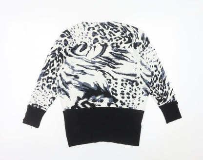 Womens UK Size L Just Elegance Black Cardigan Jumper