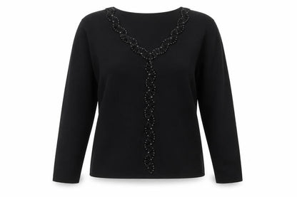 Womens UK Size M Roman Originals Black Pullover Jumper