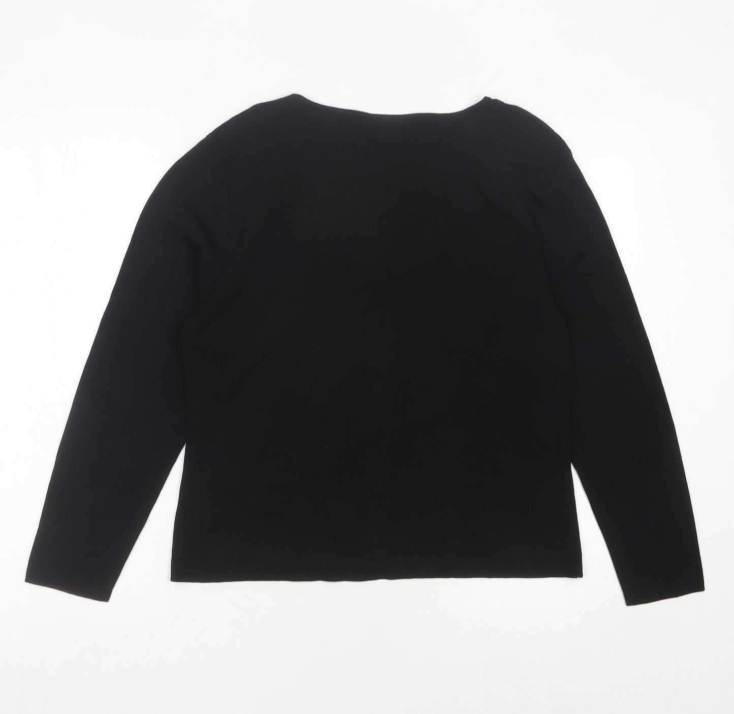 Womens UK Size M Roman Originals Black Pullover Jumper