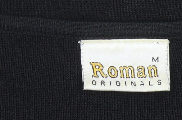 Womens UK Size M Roman Originals Black Pullover Jumper