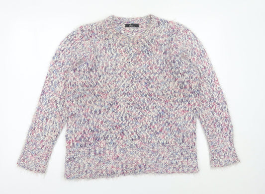 Womens UK Size M Bm Collection Multicoloured Pullover Jumper