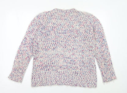 Womens UK Size M Bm Collection Multicoloured Pullover Jumper