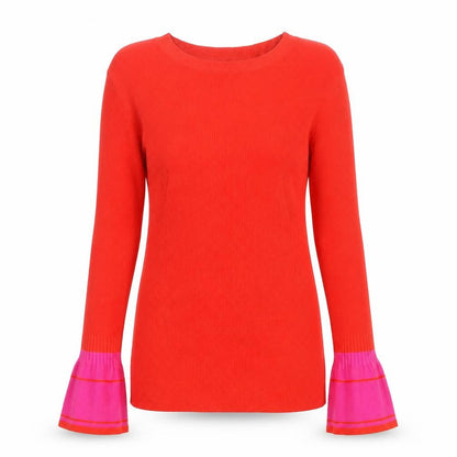 Womens UK Size 12 Debenhams Red Pullover Jumper