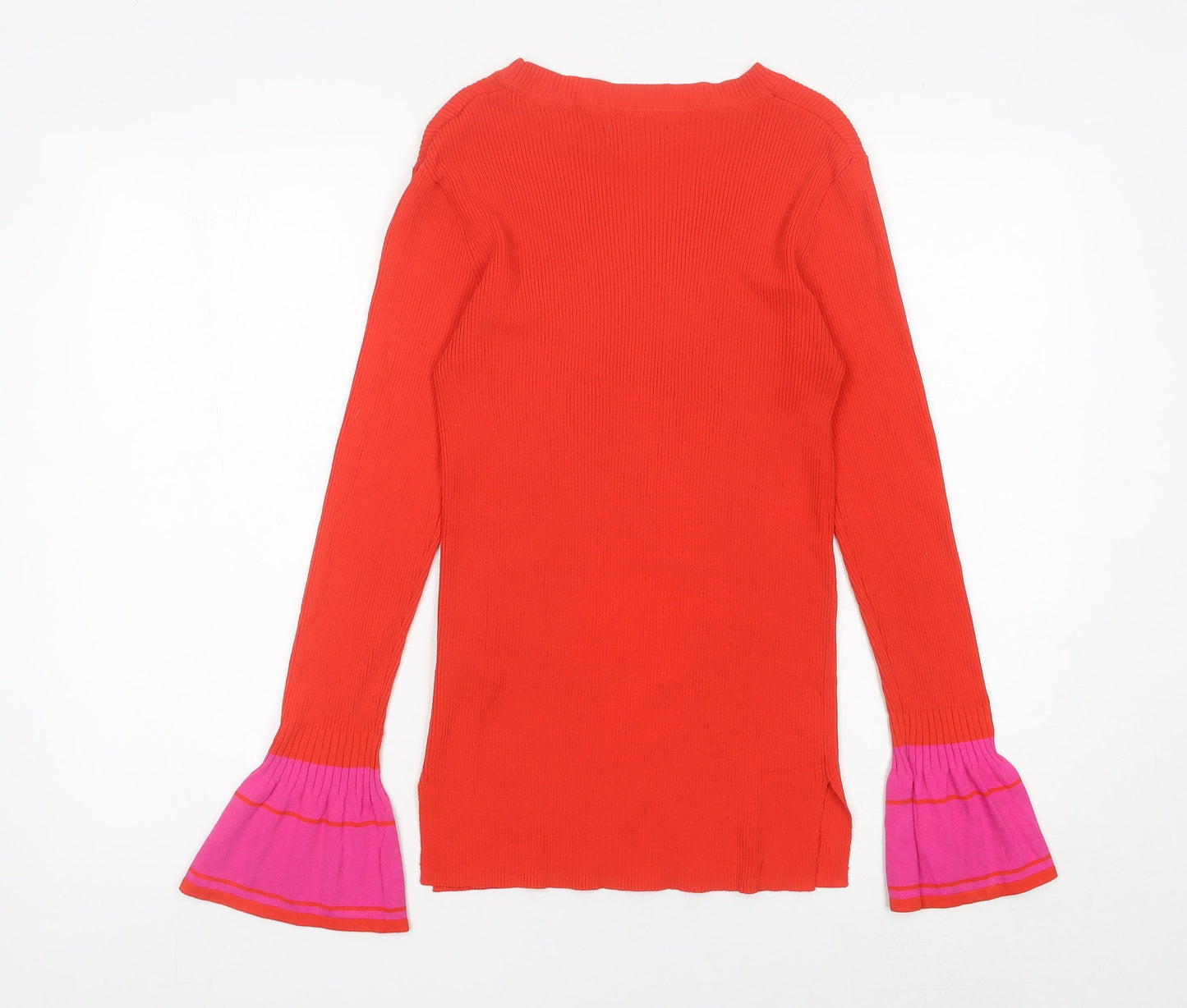 Womens UK Size 12 Debenhams Red Pullover Jumper