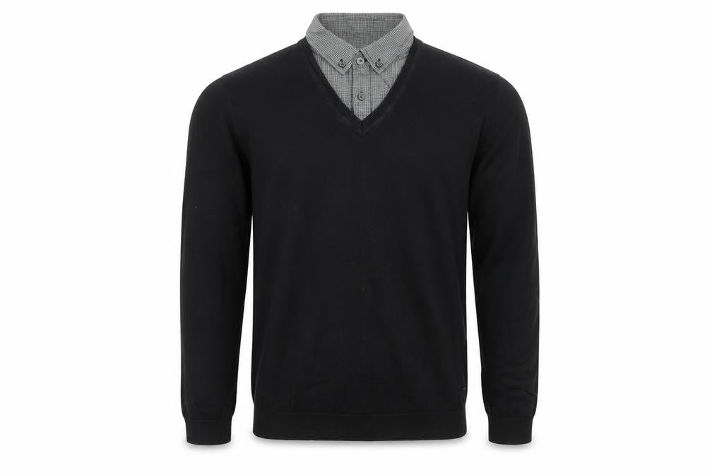 Mens UK Size S NEXT Black Pullover Jumper