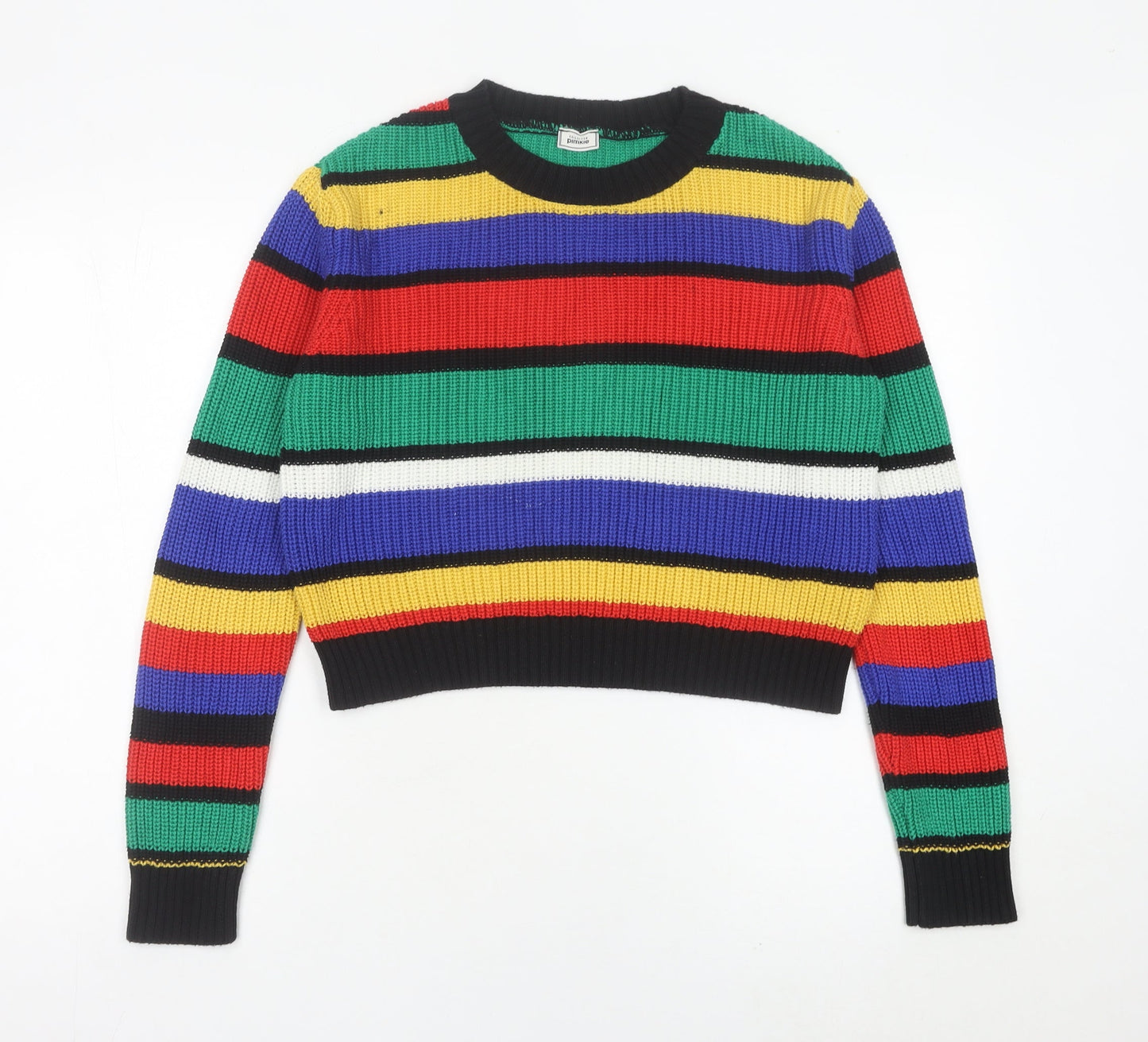 Womens UK Size S Pimkie Multicoloured Pullover Jumper