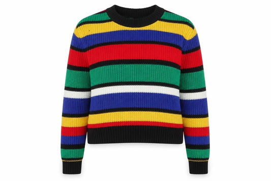 Womens UK Size S Pimkie Multicoloured Pullover Jumper