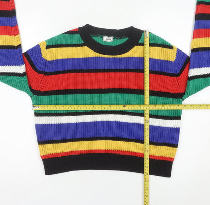 Womens UK Size S Pimkie Multicoloured Pullover Jumper