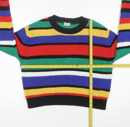 Womens UK Size S Pimkie Multicoloured Pullover Jumper