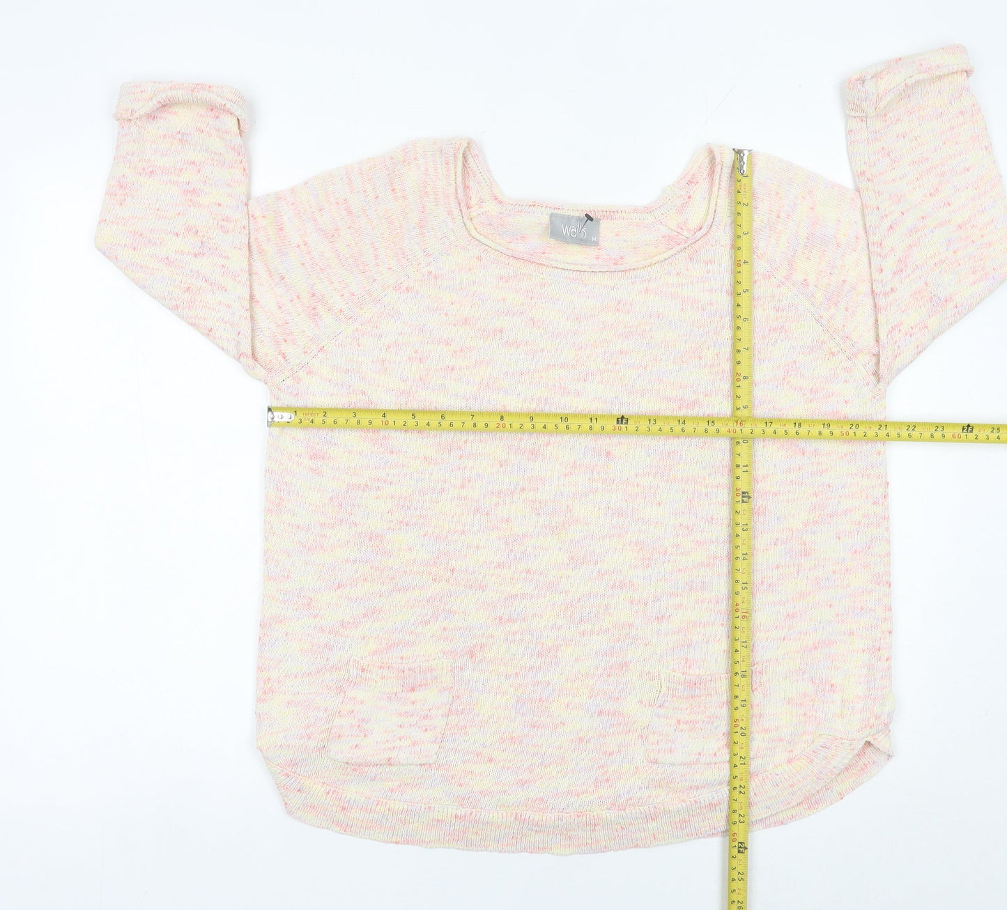 Womens UK Size M Wallis Multicoloured Pullover Jumper