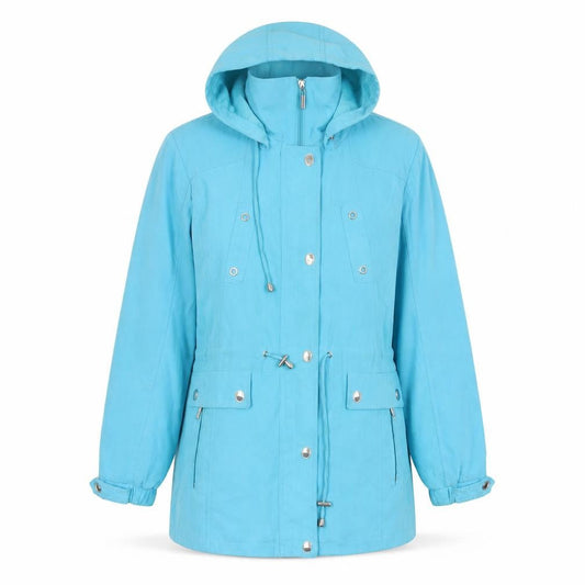 Womens UK Size 12 JBC Collection Blue Parka Coat