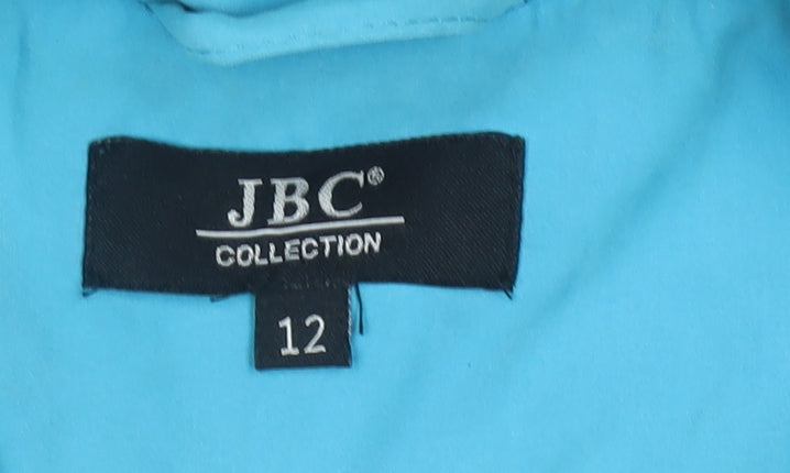 Womens UK Size 12 JBC Collection Blue Parka Coat