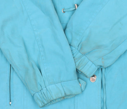 Womens UK Size 12 JBC Collection Blue Parka Coat