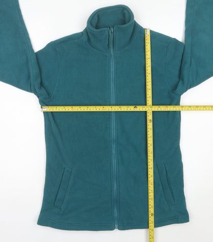 Mountain Warehouse Womens Green Size 8 Fleece Full Zip Jacket