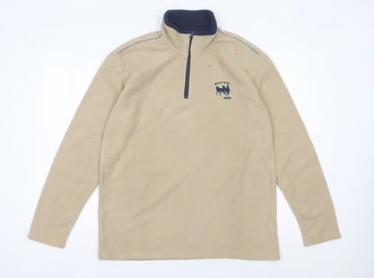 Mens UK Size M Atlas For Men Beige Pullover Sweatshirt