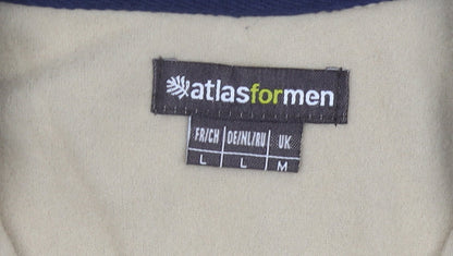 Mens UK Size M Atlas For Men Beige Pullover Sweatshirt