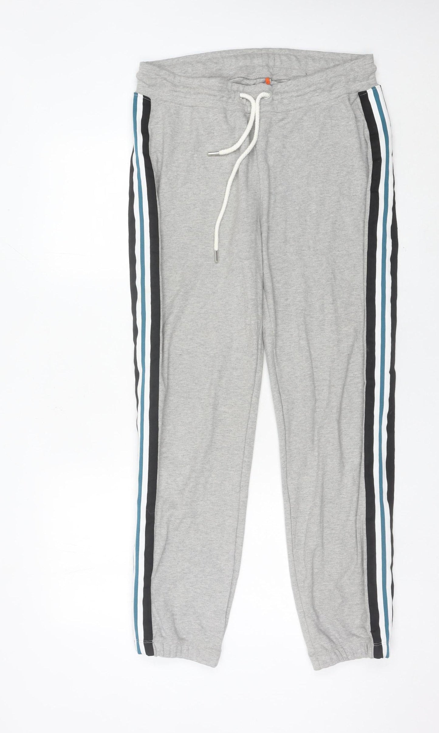 Asquith Men’s Grey Sweatpants L Stripe Casual Trousers