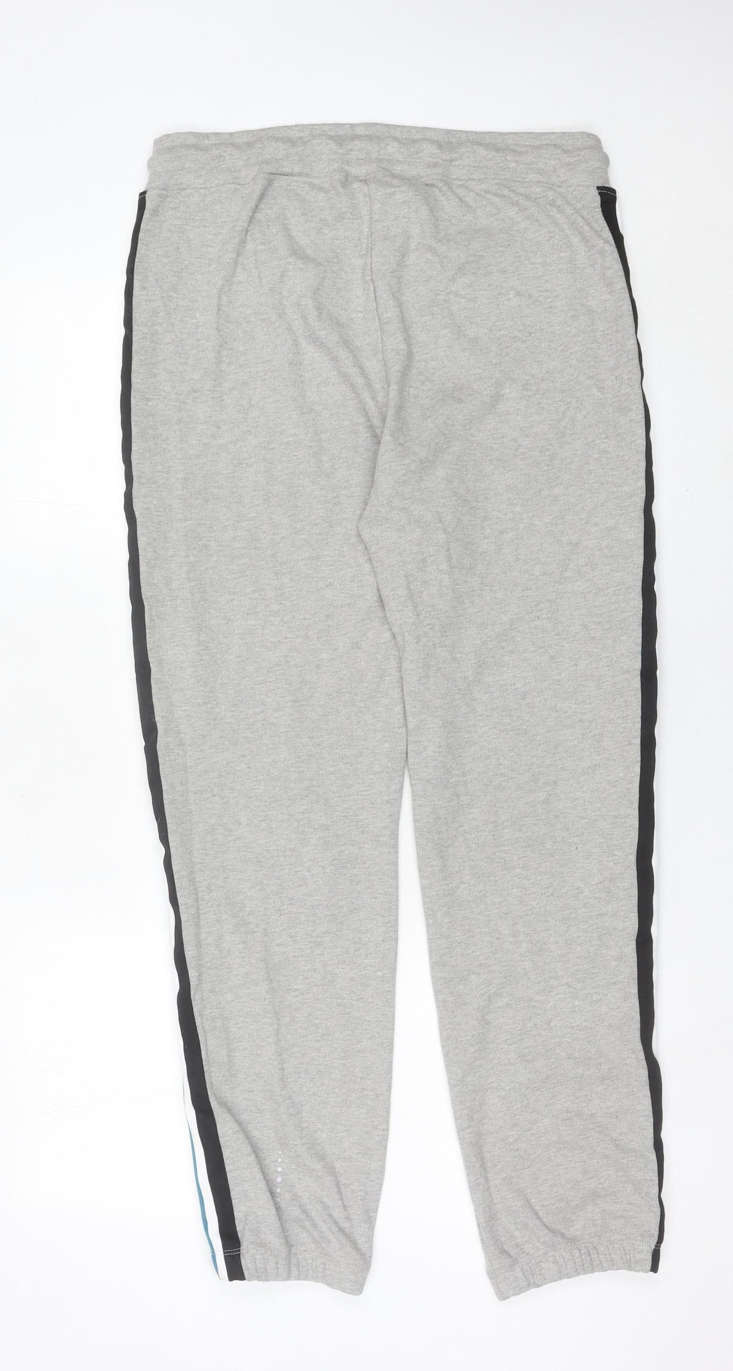 Asquith Men’s Grey Sweatpants L Stripe Casual Trousers