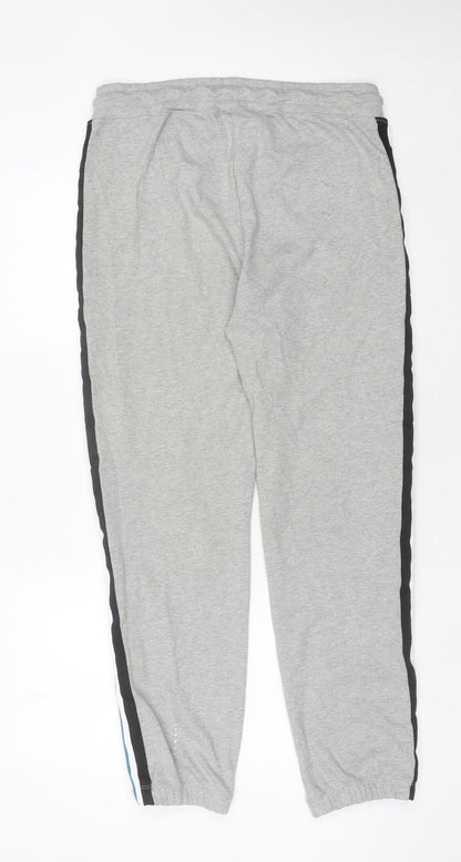 Asquith Men’s Grey Sweatpants L Stripe Casual Trousers