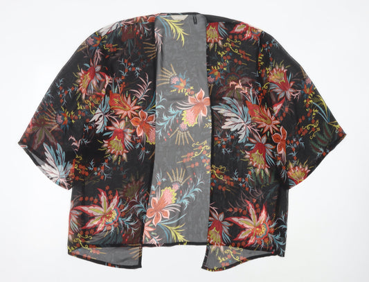 Anthology Womens Multicoloured Floral Kimono Blouse UK 14