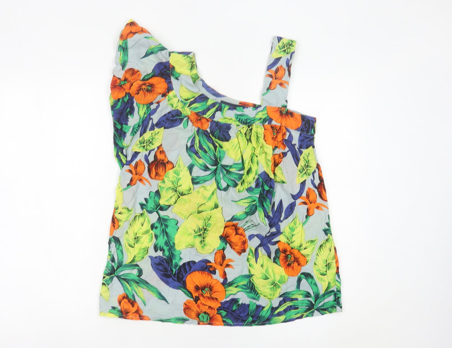 Womens UK Size 8 French Connection Multicoloured Camisole Blouse