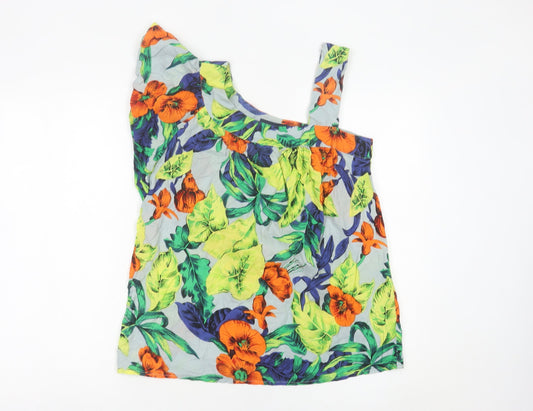 Womens UK Size 8 French Connection Multicoloured Camisole Blouse