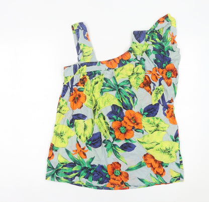 Womens UK Size 8 French Connection Multicoloured Camisole Blouse