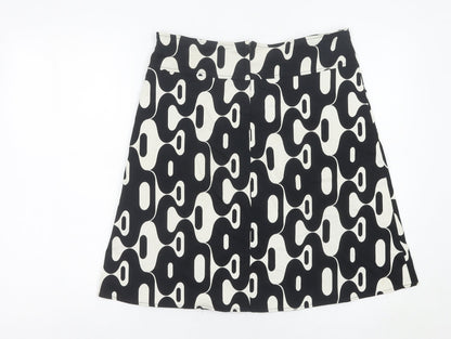 Womens UK Size 12 Topshop A-Line Canvas Skirt