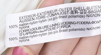 Zara Men Black S Parka Coat Hooded Long Casual Nylon Winter