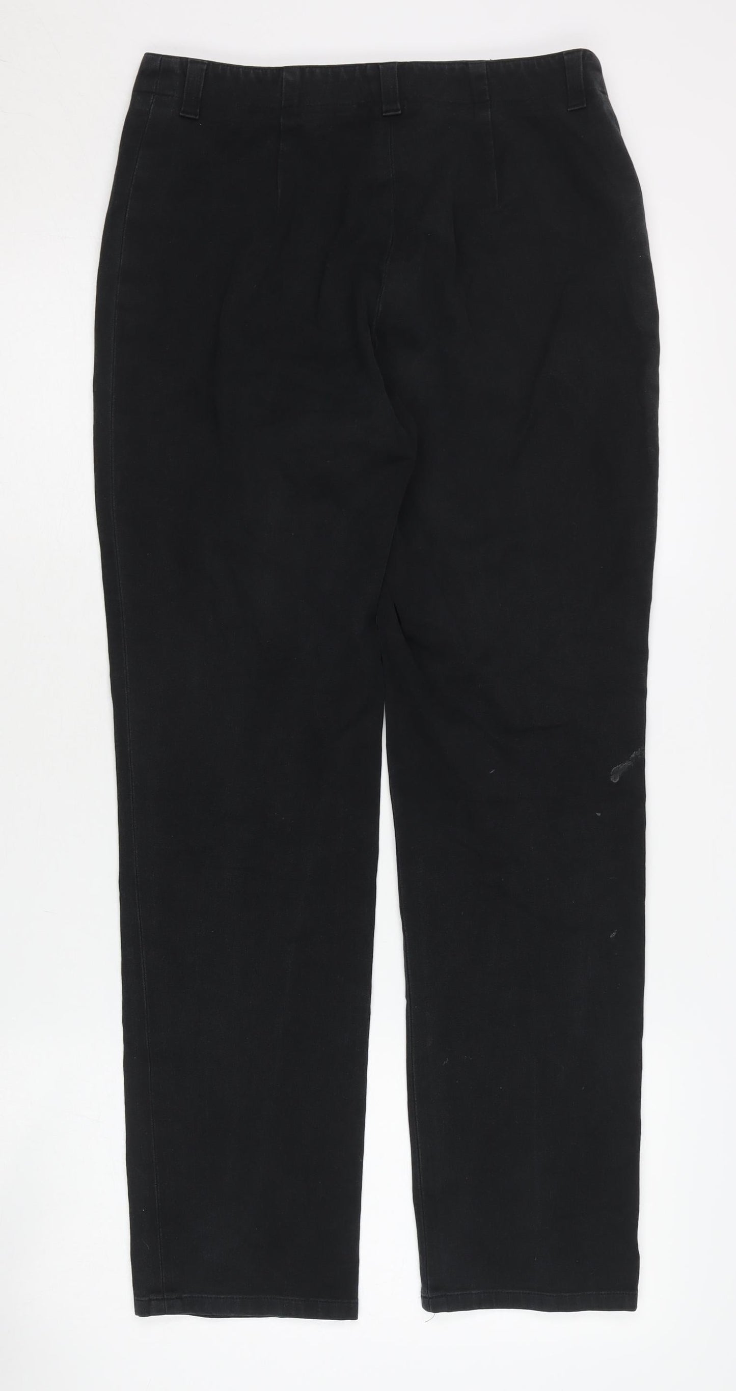 Ralph Lauren Women’s Black Straight Leg Jeans Size 8 Cotton Stretch