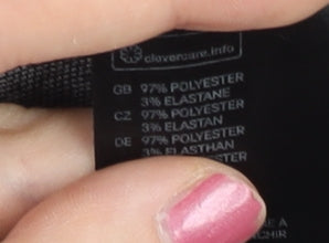 H&M Divided Women’s Black XS Bodycon Animal Print Sleeveless Dress