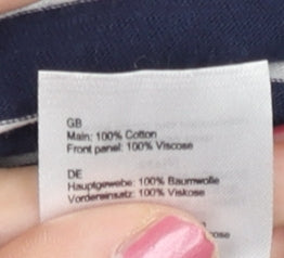 Joules Women’s Blue Floral Stripe Shift Dress UK 6 Cotton Viscose